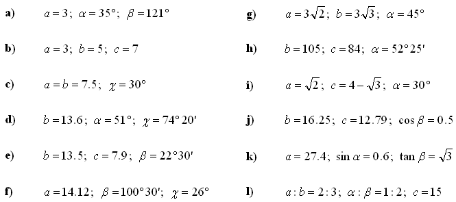 Trigonometry and trigonometric expressions - Exercise 2